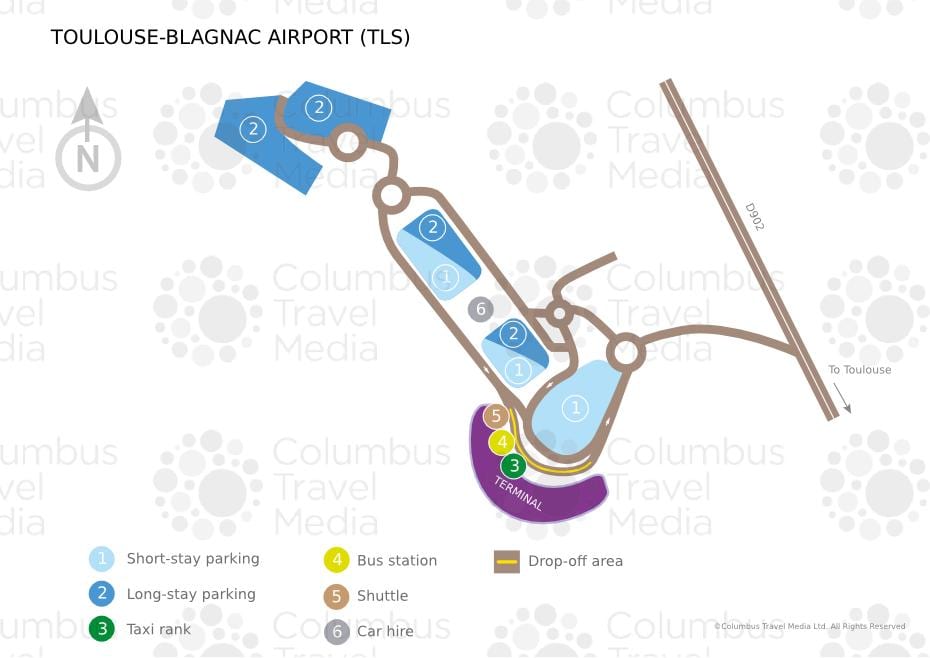 แผนที่ของ france_ regions. kgm blagnac สนามบิน