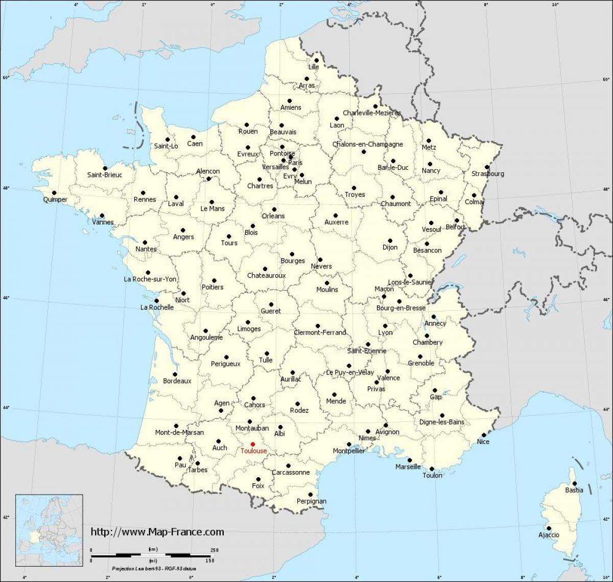 แผนที่ของฝรั่งเศสแสดง france_ regions. kgm