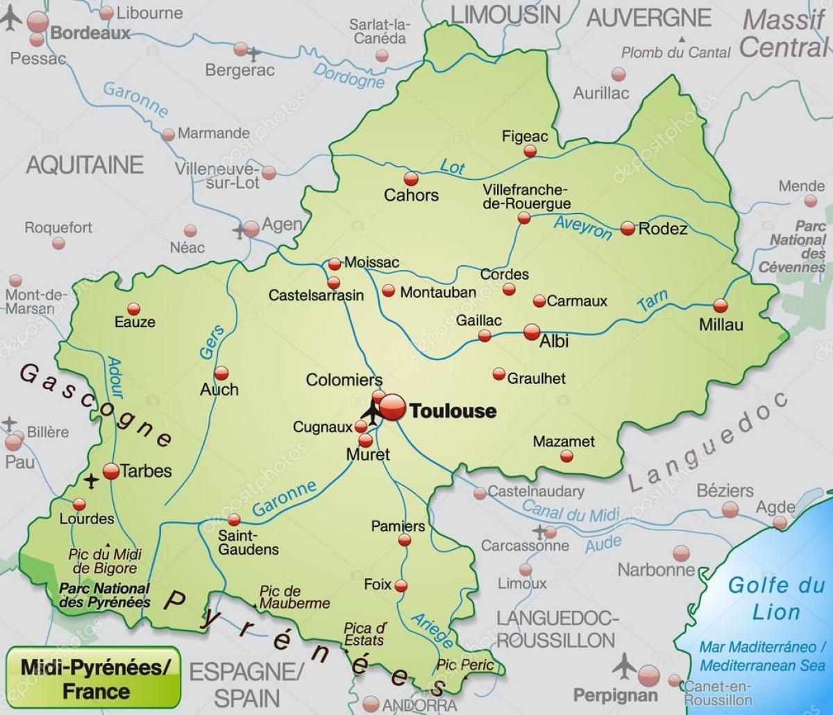 France_ regions. kgm ขอบเขตบนแผนที่