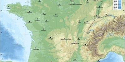 Geographic นแผนที่ของ france_ regions. kgm