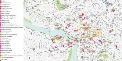 France_ regions. kgm นักท่องเที่ยบนแผนที่