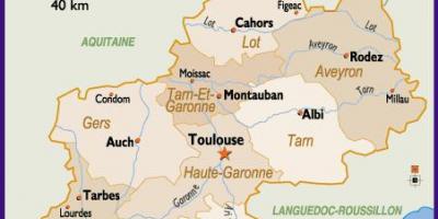 แผนที่ของ france_ regions. kgm และพื้นที่รอบๆบริเวณ